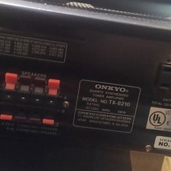Nice 80s Onkyo 2 Channel Receiver. Perfect For Turntables! 