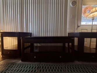 Wooden Coffee Table Set
