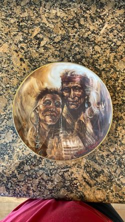 Don Ruffin Native American Portrait Collector Plate
