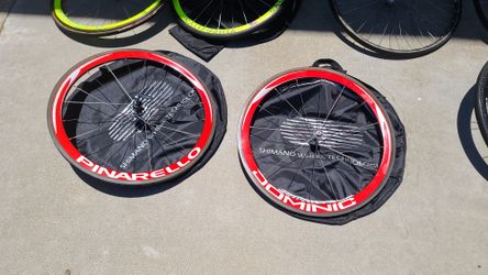 DuraAce Carbon Tubular Wheels
