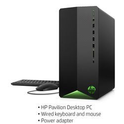 HP Pavilion Gaming Desktop PC TG01-1022 Windows 11, NEW