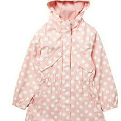 Hooded Zip up Anorak Raincoat- ( Big Gir