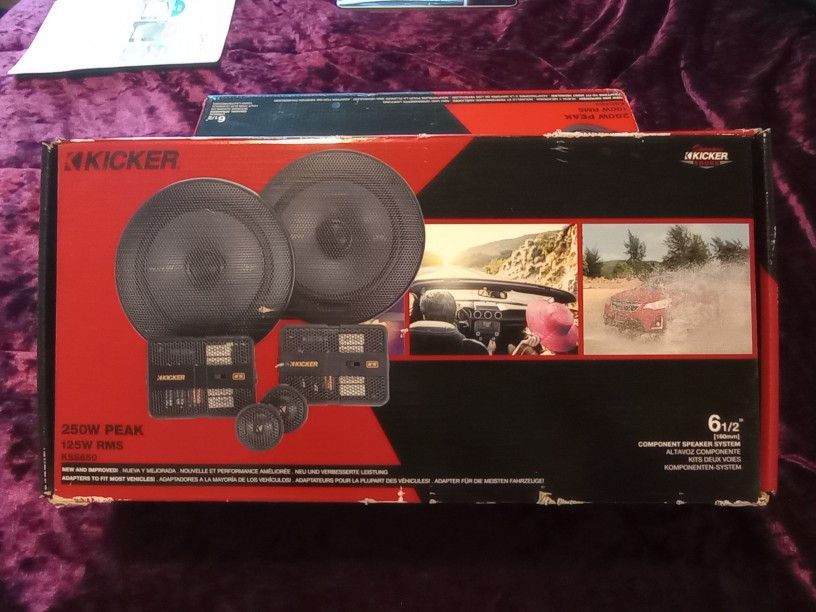 Set Of Kicker Speakers