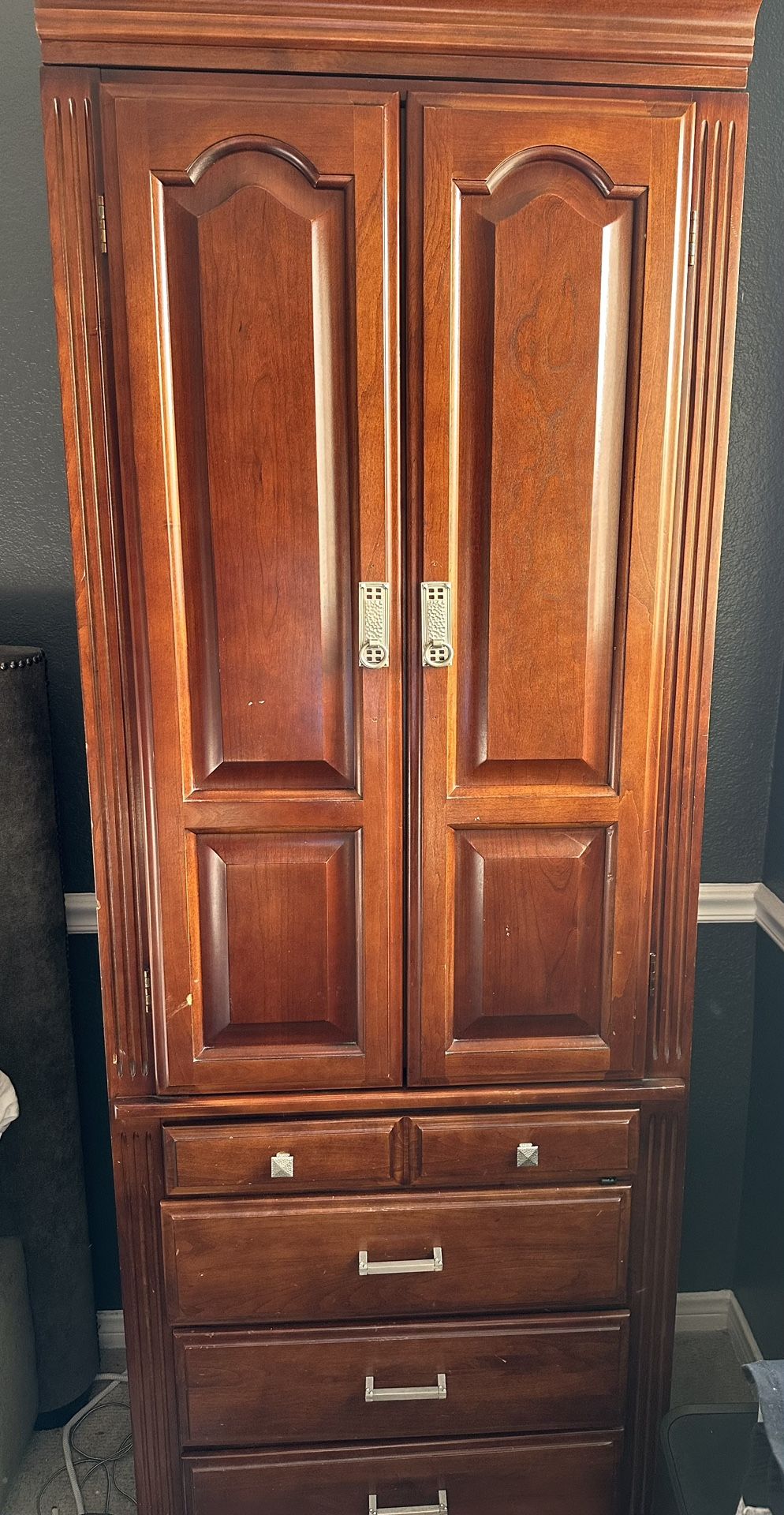 Armoire - Cherry Wood - 2 Available