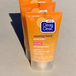 Clean & Clear Morning Burst® Facial Scrub (3) NEW