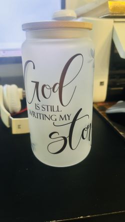 Sublimation Personalized Glass Can
