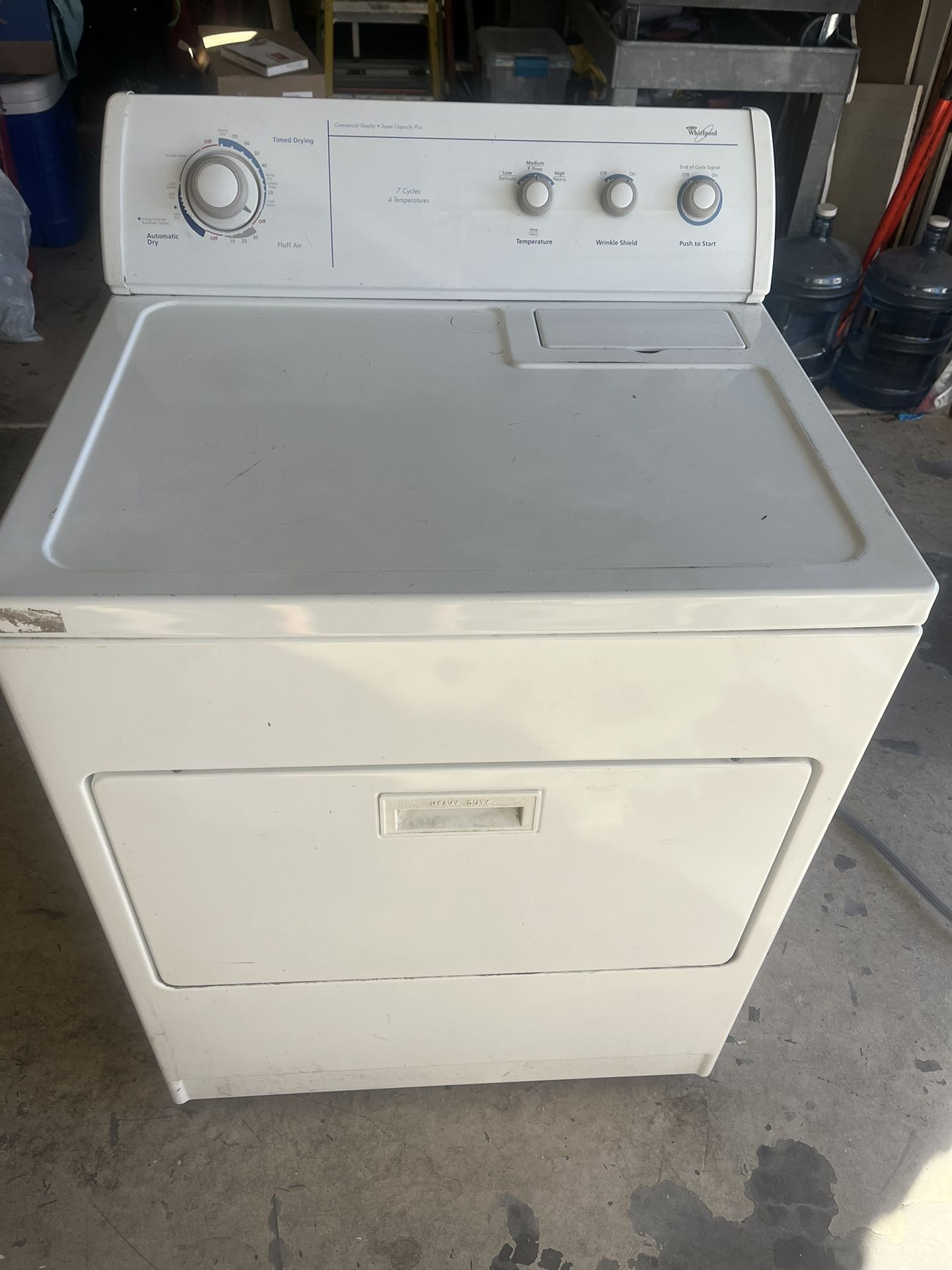 Electric Whirlpool Dryer