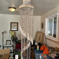 Handmade Spiral Sea Shell Chandlier