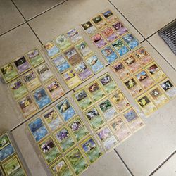 Pokemon Cards Vintage 90s and early 2000s