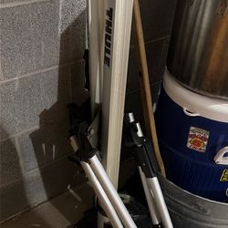 Pair Of Thule Roof Mount Bike Racks