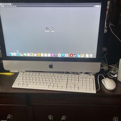 Apple iMac With Macally Mouse And Keyboard