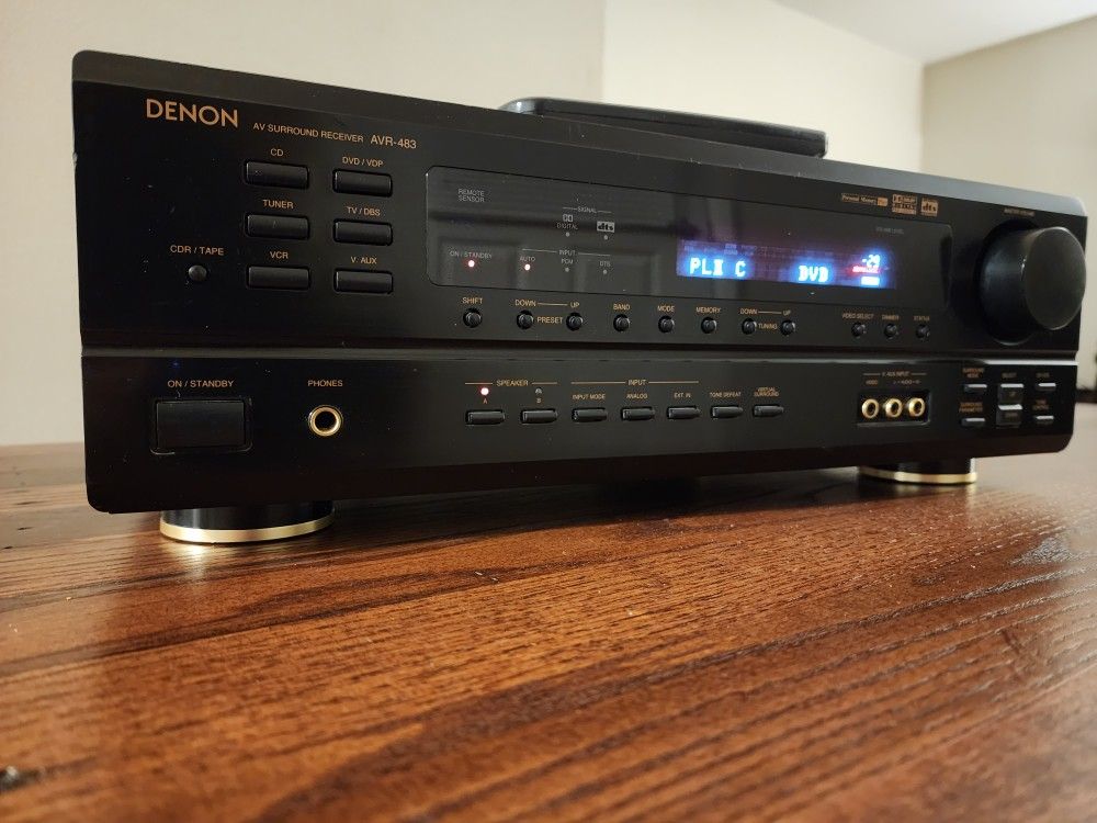 Denon Amplifier AVR-483 Stereo 5.1Ch AV Home Theater Receiver