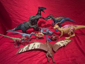 Jurassic World dinosaurs lot of 9