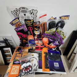 New Halloween Decor and Craft Supplies Items Bundle - Includes Everything Shown