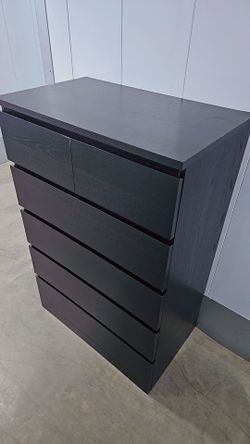 Black Ikea Malm Dresser (READ DESCRIPTION)