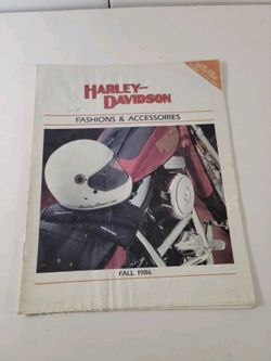 Harley-Davidson Fashions Accessories Fall 1986 Catalog 99458-86V