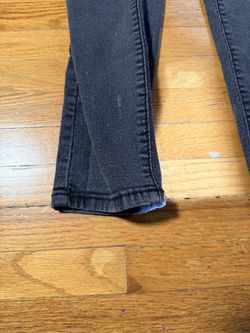 Refuge Women’s Gray Skinny Jeans Size 6 Stretch Denim Black Wash 23"