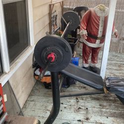 Nice Weight set and bench press