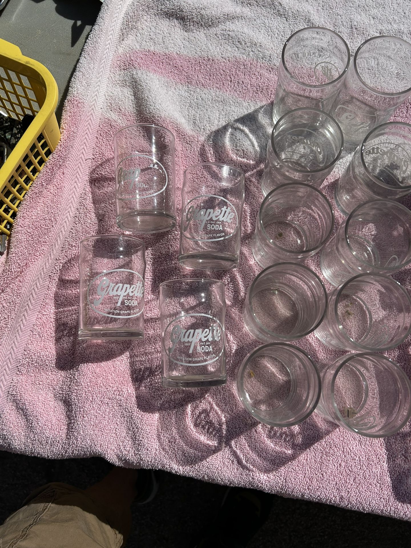 Grapette Soda Glasses