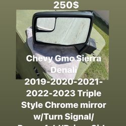 Chevy GMC Sierra Denali Silverado 2022 Driver Side Mirror 