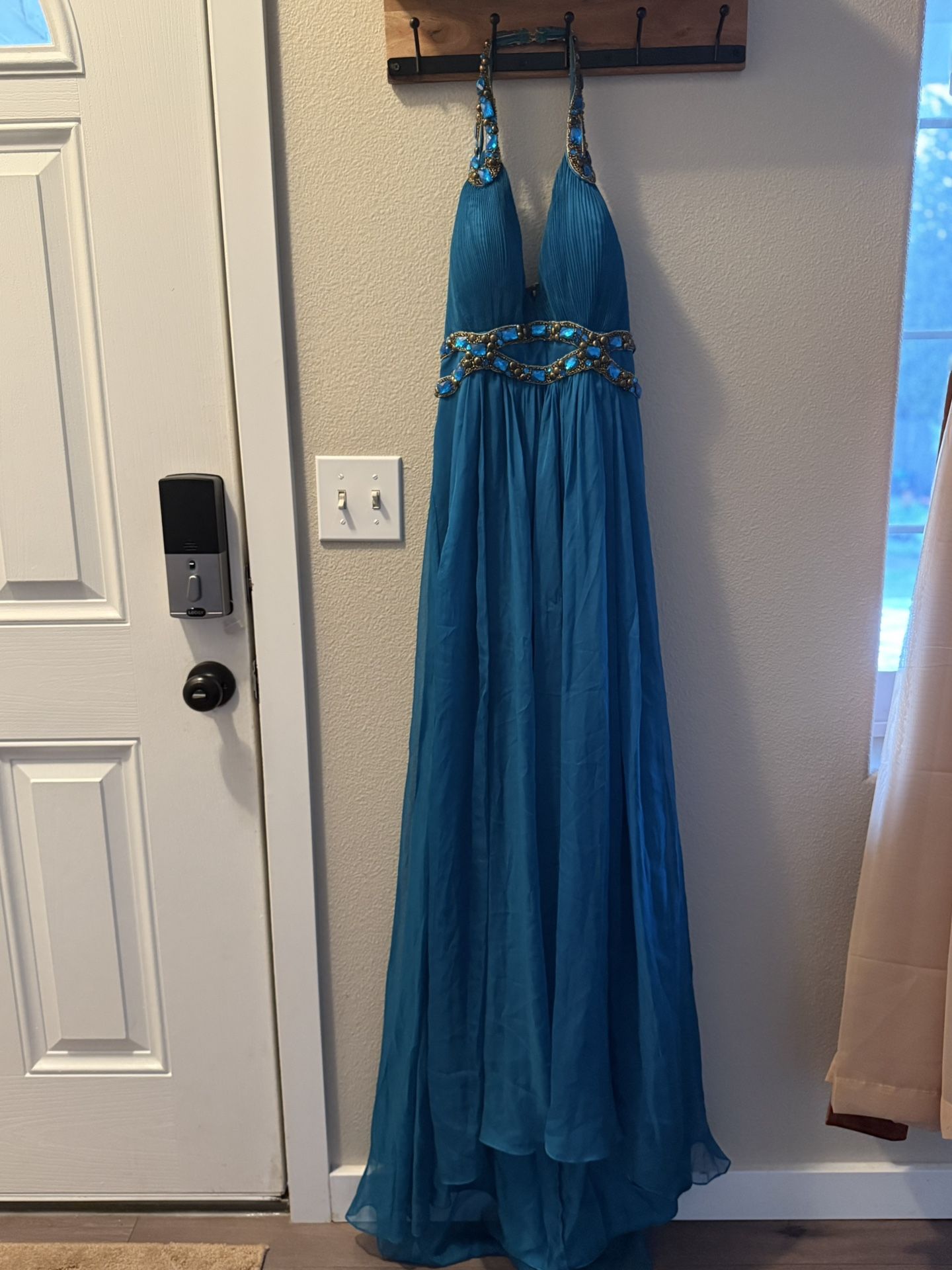 Beautiful Teal Dress/Prom Dress/Gown