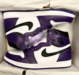 Jordan 1 Court Purple