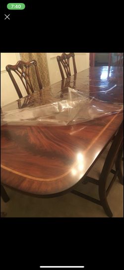 American wood dining set