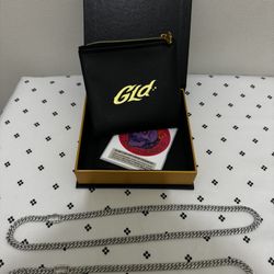 Micro Diamond Prong Cuban Necklace in White Gold-6mm