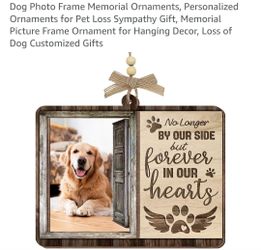 Dog photo frame