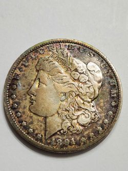 1890-O Morgan Silver  Dollar / Antique Toned Coin