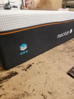 Nectar Queen 14” thick memory foam mattress. Tax included. Free local delivery.  Mattress only-$350 Mattress & box spring-$425