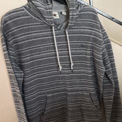 QUICKSILVER QUICK SILVER PULLOVER HOODED JACKET LARGE 
