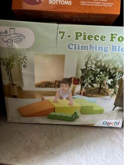 New Never Used: In box: Toddler Climbing Toys Indoor, Baby Foam Climbing Blocks