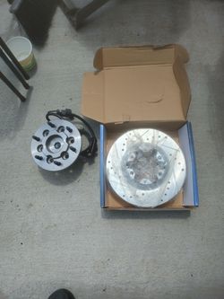 Front Rotors And Left Side Wheel Bearing
