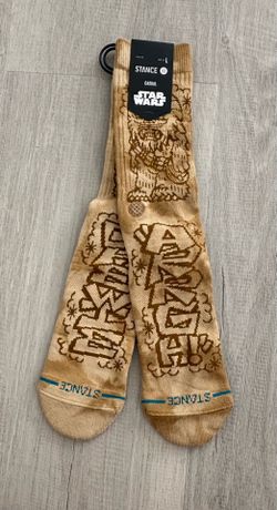 Disney Star Wars x Stance Crew Socks Chewbacca New