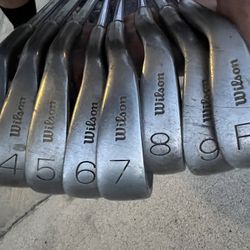 Wilson Tour Model 2000 LO Set 3-P Steel Shaft Regular Flex RH And 3 5 Woods