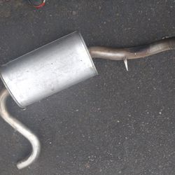 Alfa GTV6 rear exhaust with muffler.  OEM with factory stainless pipes.
