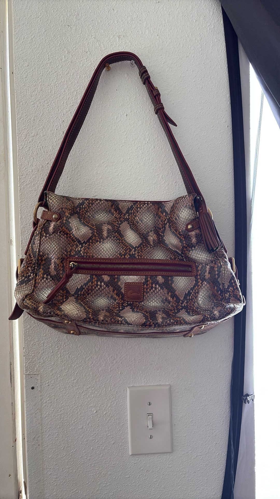 D&B Snakeskin Pattern Purse