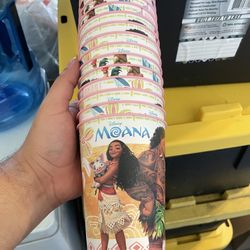 Moana party Cups