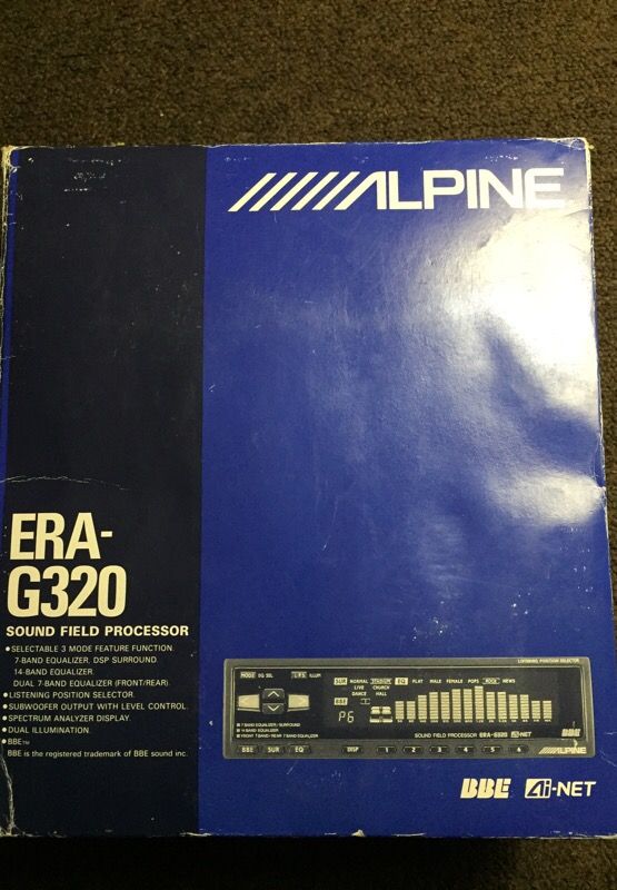 Alpine ERA-G320 sound field processor