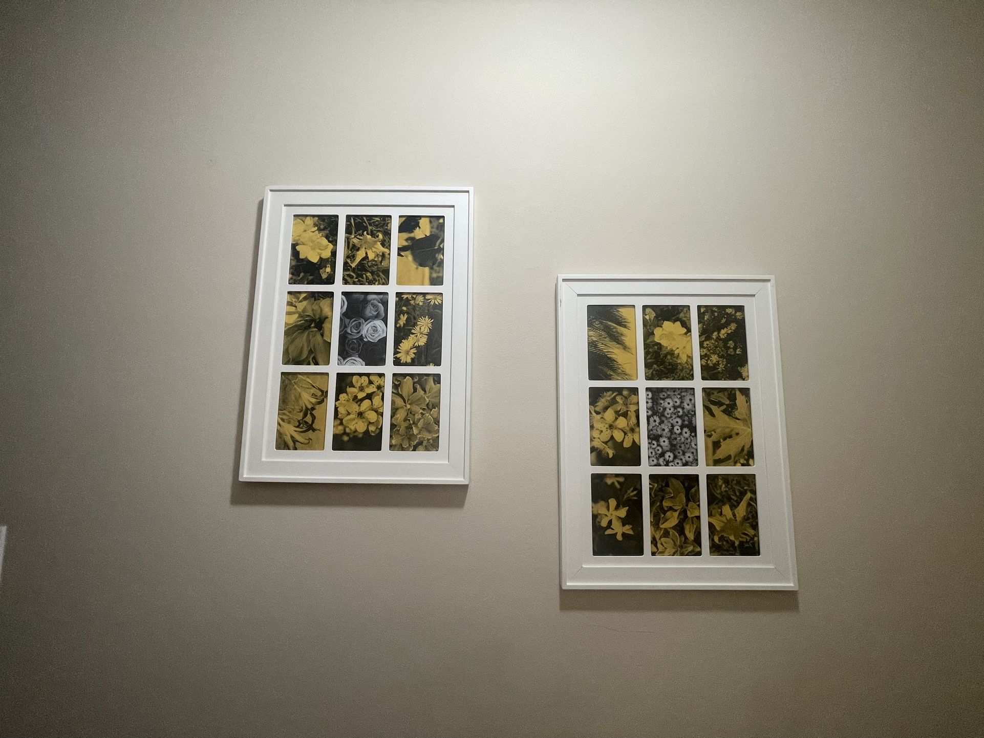 White Photo Frame Set (2pc)