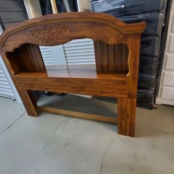 Queen Full Headboard With Mirror Open Box