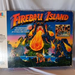 Vintage 1980s Fireball Island Board Game
