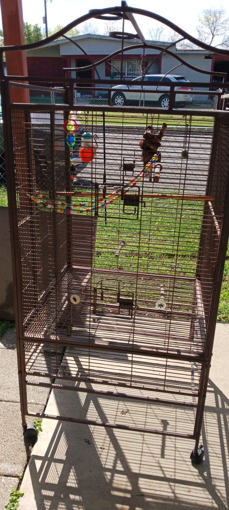 Huge Bird Cage And Smaller Cage Free