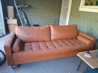 Leather sofa
