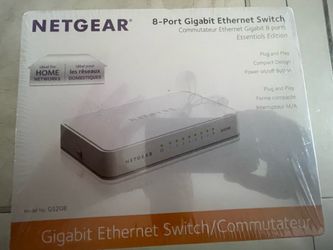 Netgear 8-port gigabit Ethernet switch