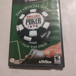 Nintendo GameCube Game The Official Game World Series Of Poker Use