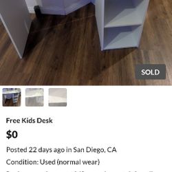 Free Kids Desk - Free Free Free