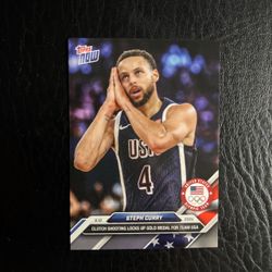 2024 Topps Now Steph Curry Night Night