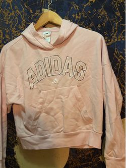 Pink Adidas hoodie large